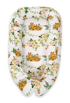 shumee Otroški kokon, obojestranski, stajica, previjanje, Premium BOBONO - v gozdu