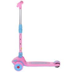 shumee 2-v-1 tricikel za uravnoteženje s svetlečimi kolesi, zložljiv - roza