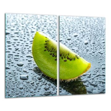shumee STEKLENA DESKA ZA REZANJE 2x 30x52 KIWI