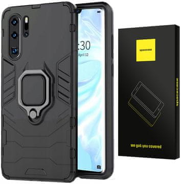 shumee SC XRing za Huawei P30 Pro, črne barve