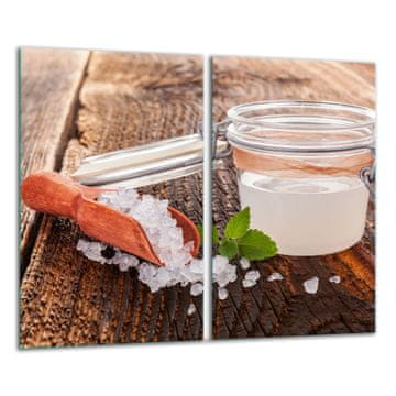 shumee STEKLENA DESKA ZA REZANJE 2x 30x52 SALT