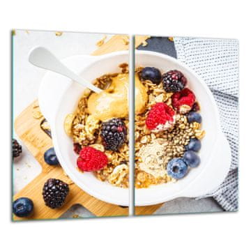 shumee Steklena ploa za rezanje 2x 30x52 Hrana