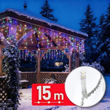 Family Čarobna LED veriga 15 m – 600 LED za praznični ali vsakodnevni dekor IP44