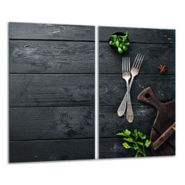 shumee Steklena deska za sekanje 2x 30x52 rna