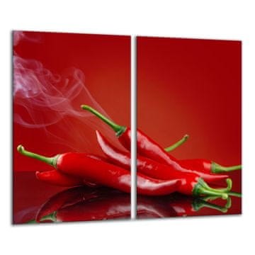 shumee Steklena deska 2x 30x52 Chilli
