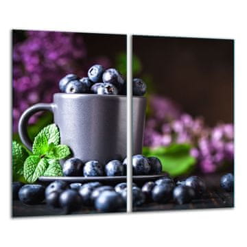 shumee Steklena deska za sekanje 2x 30x52 sadje