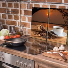 shumee Steklena deska za rezanje 2x 30x52 kava