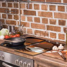 shumee Steklena deska za rezanje 2x 30x52 kava