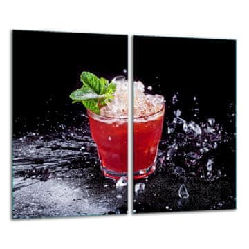 shumee Steklena deska za rezanje 2x 30x52 pijaa