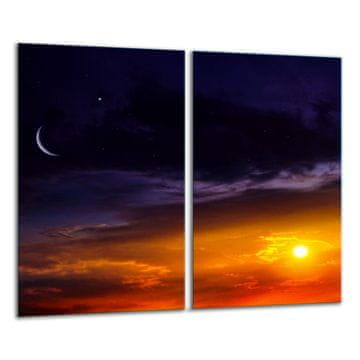 shumee Steklena deska 2x 30x52 pokrajina