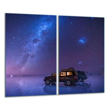 shumee STEKLENA REZALNA DESKA 2x 30x52 SKY