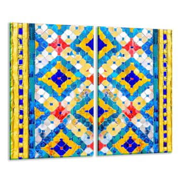 shumee STEKLENA DESKA ZA REZANJE 2x 30x52 MOSAIC
