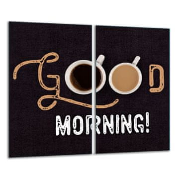 shumee Steklena deska za rezanje 2x 30x52 kava