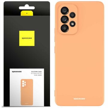 shumee Silikonski ovitek SC za Galaxy A53 5G oranžen