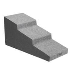 shumee Pasje stopnice Welsti 40cm 3 poševne stopnice temno sive