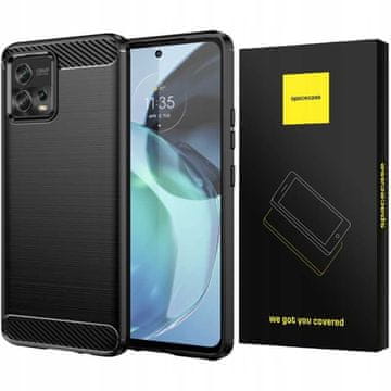 shumee SC Carbon Motorola Moto G72 črne barve