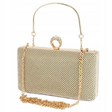 shumee BOX CLUTCH TORBA POSLOVNA TORBA NA VERIŽICI