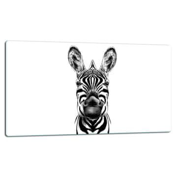 shumee STEKLENA DESKA ZA REZANJE 52x30 ZEBRA
