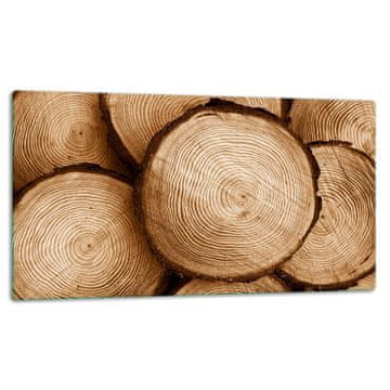 shumee STEKLENI KROŽNIK ZA REZANJE 52x30 LES