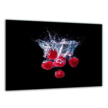 shumee Steklena deska za sekanje kaljenja 30x22 sadje