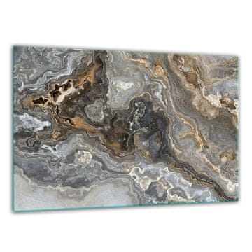 shumee Steklena sekalna ploa je bila kaljena 30x22 marmor