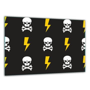 shumee Steklena deska za sekanje kaljenih 30x22 lobanja