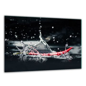 shumee KALJENA STEKLENA DESKA ZA REZANJE 30x22 CHILLI