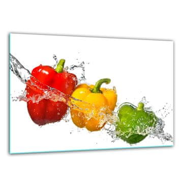 shumee Steklena sekalna ploa kaljena 30x22 paprika