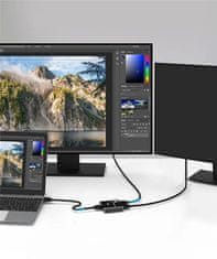 shumee STIKALO DISPLAYPORT 2x1 RAZDELJILNIK 1x2 RAZDELJILNIK STIKALO 4K 240HZ 144HZ