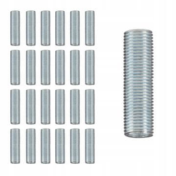 shumee NAVOJNI CEVNI KONCER M10 X 50 MM KOMPLET 25 KOSOV - ZA SVETILKE IN RAZSVETLJAVO