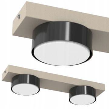 moonlight STROPNA SVETILKA LED PLAFON LOFT GX53 KAŠMIR POLISH DEKORATIVNA SVETILKA 2-ŽARNIČNA