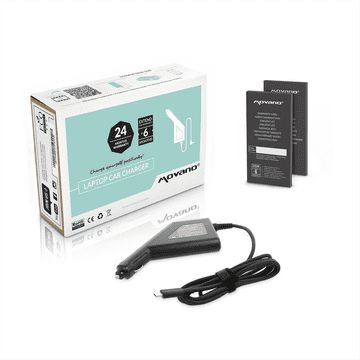 movano 65 W USB-C avtomobilski polnilec za prenosnik