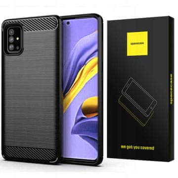 shumee SC Carbon Galaxy A71 črne barve
