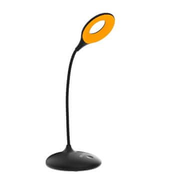 LuDream Aura - Amber/Black LED bralna svetilka brez modre svetlobe