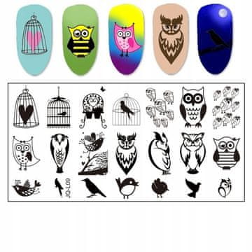 shumee Ploščica za žigosanje nohtov JQ-L09