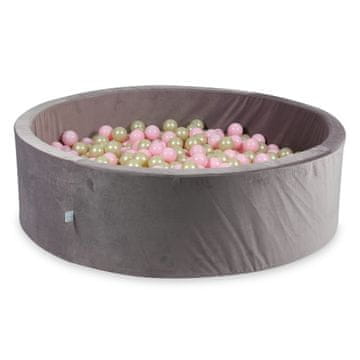 shumee Suha žogica 700 kosov 130x40 Velvet lila: svetlo zlata, svetlo roza