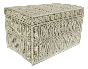 shumee Pletena skrinja za igrače v ekru barvi - 70 cm