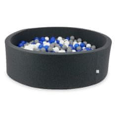 shumee Suhi grafitni bazen 130x40 s 700 žogicami: modra, bela, siva