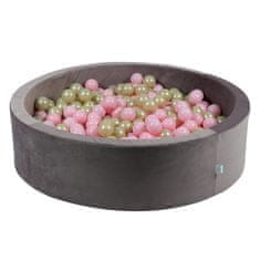 shumee Suha žogica 400 kosov 110x30 Velvet lila: svetlo zlata, svetlo roza