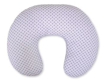 shumee Snemljiva blazina za hranjenje v obliki fižola - mini rozeta siva