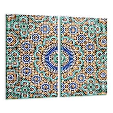 shumee Steklena deska 2x 30x52 Mosaic