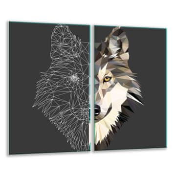 shumee Steklena rezalna ploa 2x 30x52 Wolf