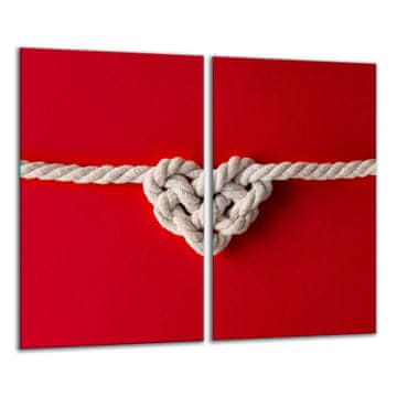 shumee Steklena deska 2x 30x52 srce