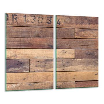 shumee STEKLENA REZALNA DESKA 2x 30x52 LESENA