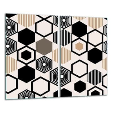 shumee Steklena deska 2x 30x52 Mosaic