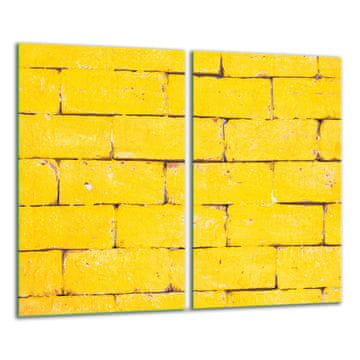 shumee Steklena deska za rezanje 2x 30x52 Opek