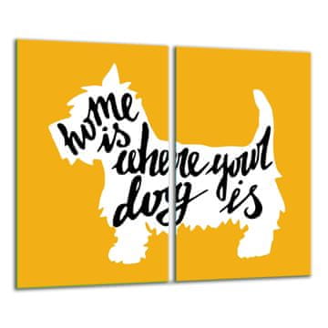 shumee Steklena deska za rezanje 2x 30x52 pes