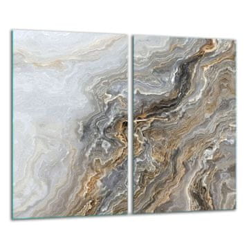 shumee Steklena rezalna ploa 2x 30x52 Marmor