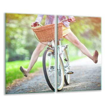 shumee Steklena deska 2x 30x52 Kolo