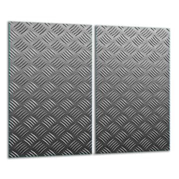 shumee STEKLENA DESKA ZA REZANJE 2x 30x52 SIVA